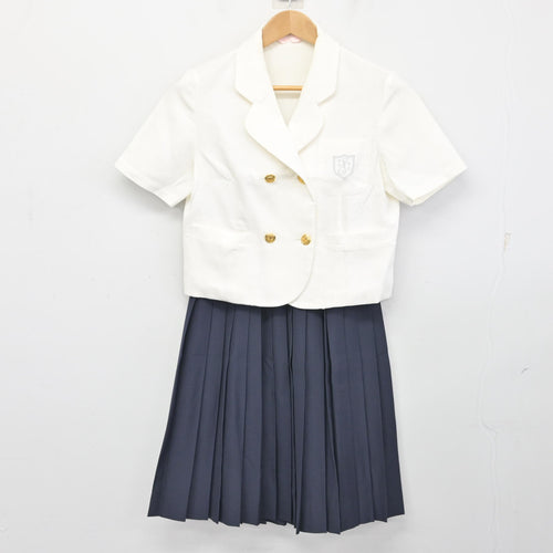 中古】高知県 土佐女子中学高等学校 女子制服 2点 (セーラー服