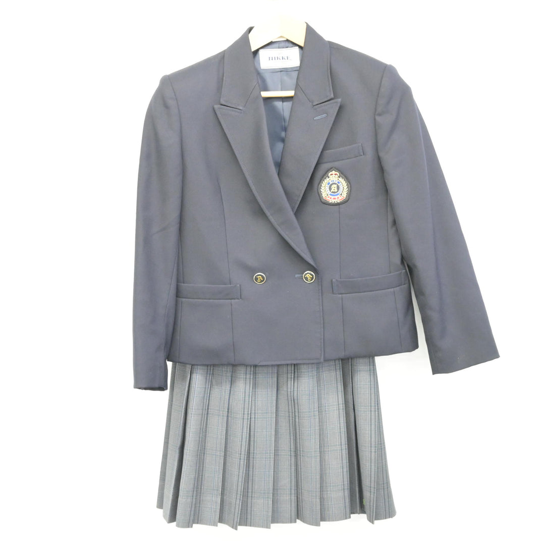 中古】三重県 明野高等学校/旧制服 女子制服 3点 (ブレザー・スカート 