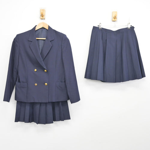 中古】鹿児島県 神村学園高等部 女子制服 2点 (スカート) sf101438
