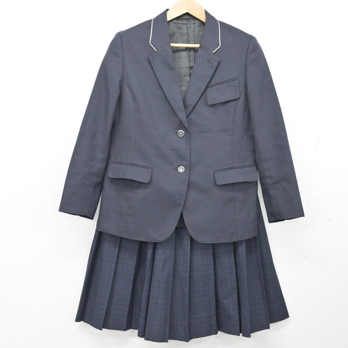 中古】鹿児島県 神村学園高等部 女子制服 2点 (スカート) sf101438