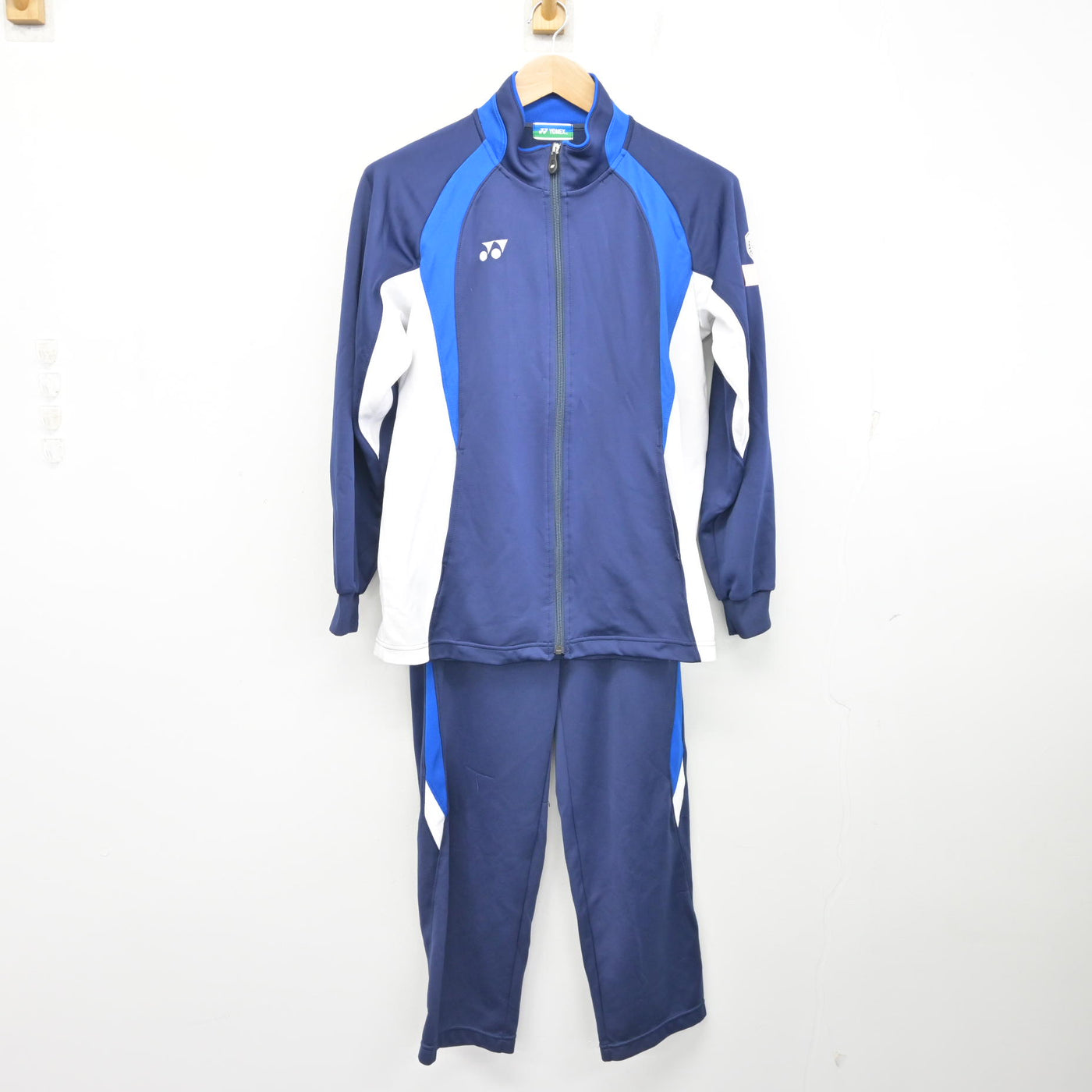 中古】福岡県 立花高等学校 女子制服 2点 (ジャージ 上・ジャージ 下