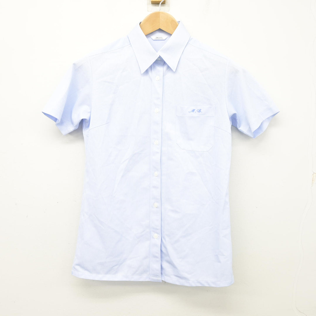 中古】滋賀県 水口東中学校 女子制服 2点 (シャツ・スカート) sf134580