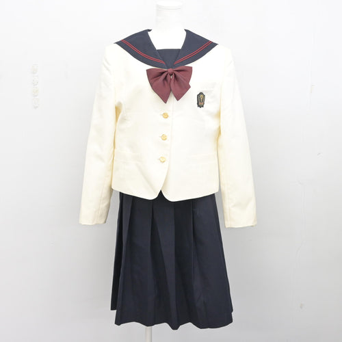 M【2-19】□16 衣料品店在庫品 女子制服 5点セット スクールシャツ 