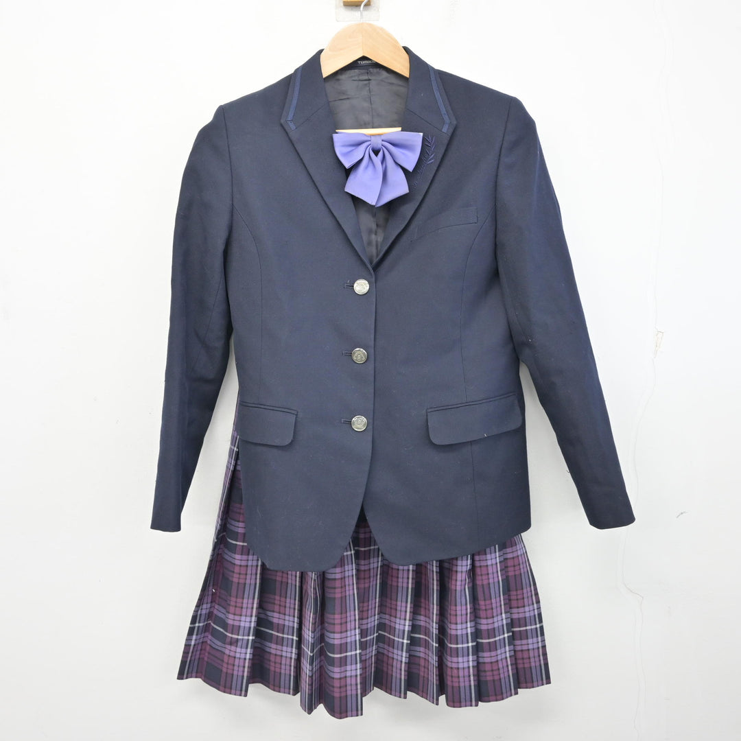 中古】岡山県 倉敷翠松高等学校/旧制服 女子制服 3点 (ブレザー