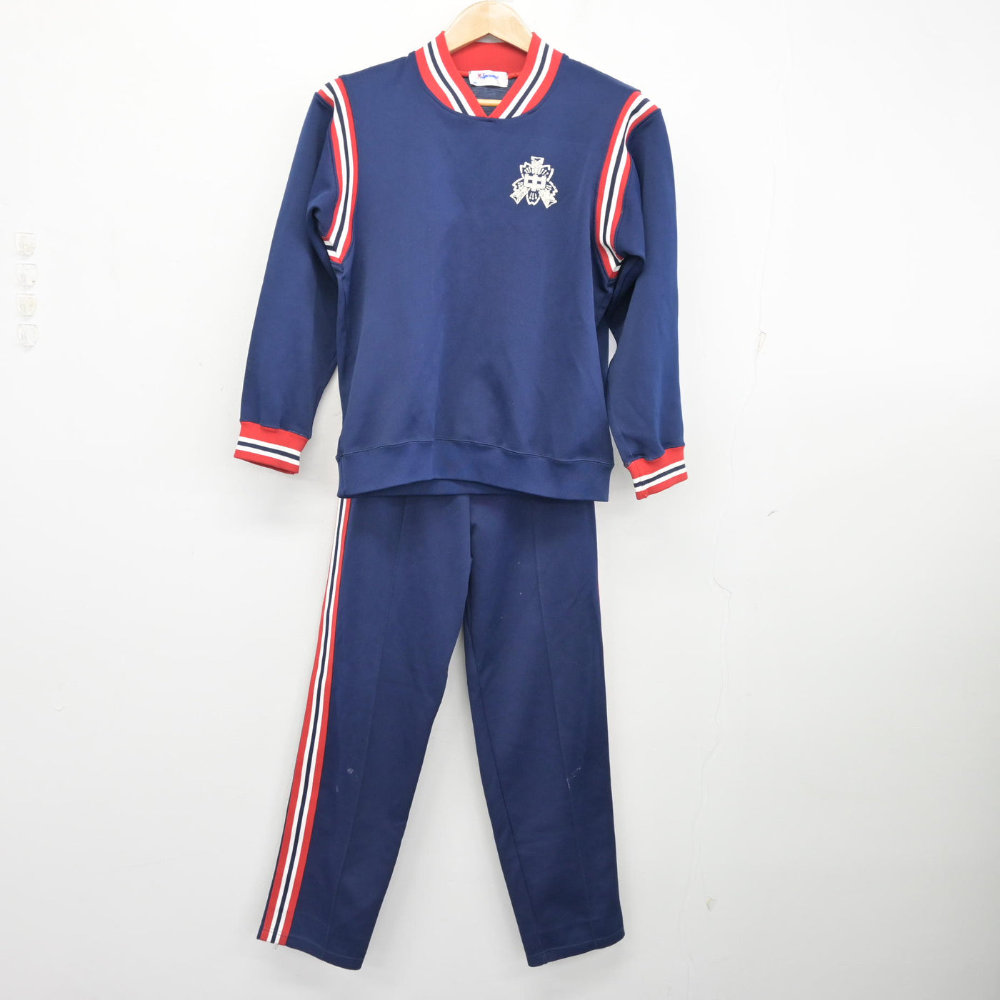 中古】熊本県 松橋中学校 女子制服 2点 (ジャージ 上・ジャージ 下