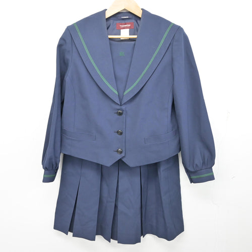 中古】鹿児島県 神村学園高等部 女子制服 4点 (ブレザー・シャツ