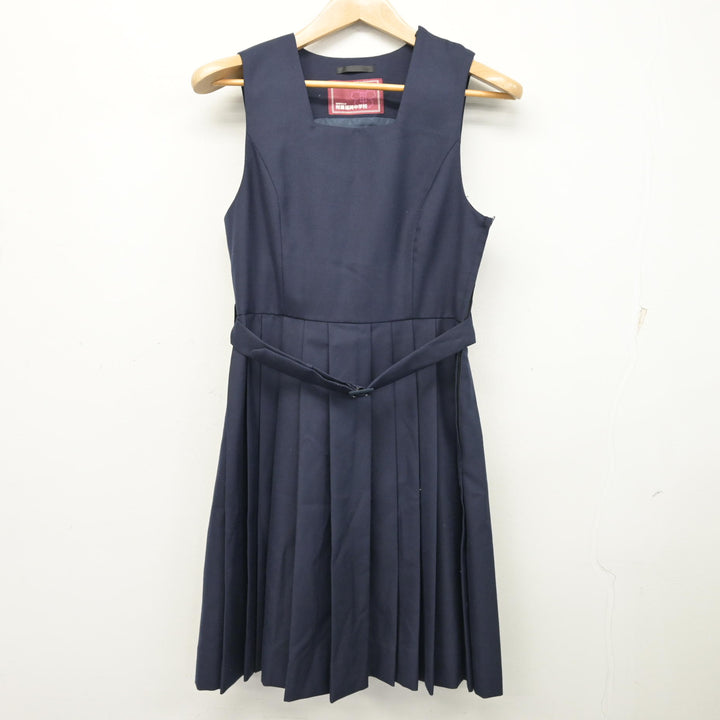 中古】福岡県 福岡教育大学 附属福岡中学校 女子制服 3点 (セーラー服