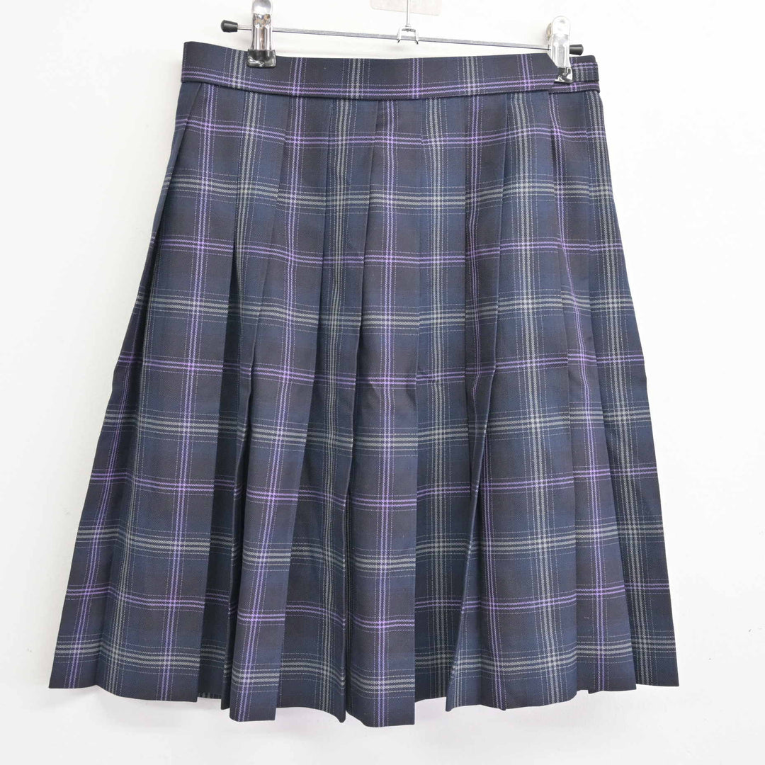 中古】 飛鳥未来きずな高等学校 女子制服 3点 (ニット・シャツ