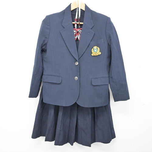 中古】神奈川県 横浜翠嵐高等学校 女子制服 3点 (ブレザー・スカート