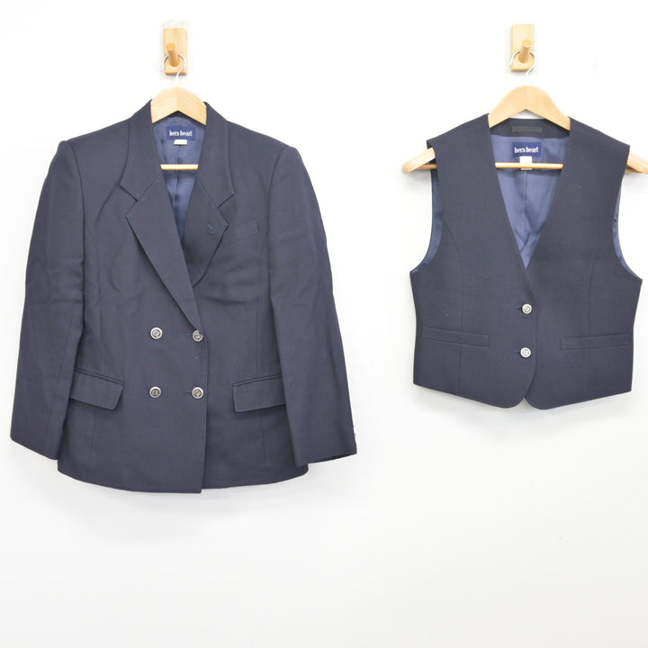 中古】千葉県 千葉敬愛高等学校 女子制服 2点 (ブレザー・ベスト