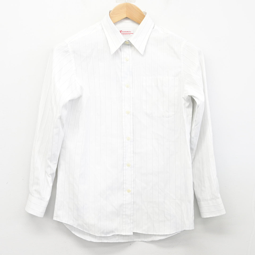 中古】広島県 広島観音高等学校 女子制服 4点 (ブレザー・シャツ 