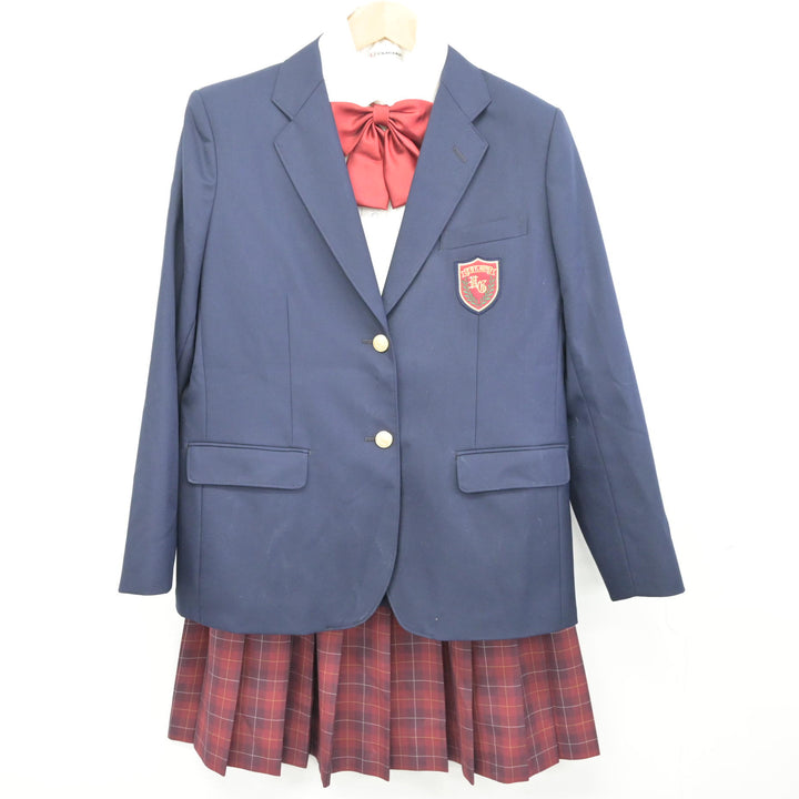 中古】埼玉県 浦和学院高等学校 女子制服 4点 (ブレザー・シャツ