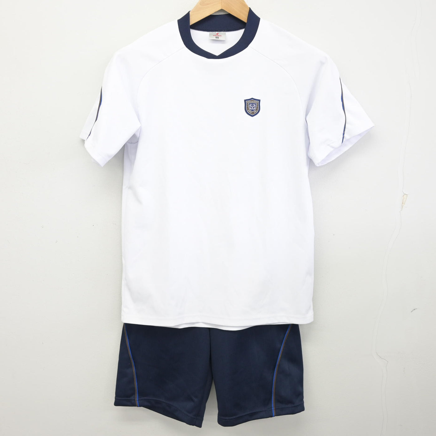 中古】東京都 品川翔英中学校高等学校 女子制服 2点 (体操服 上・体操 