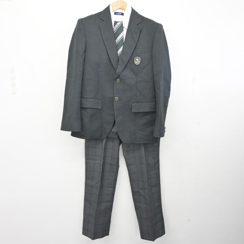 中古】神奈川県 光丘中学校 男子制服 2点 (ブレザー・ズボン) sf116973