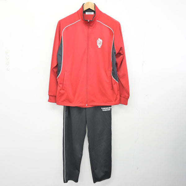 神村学園　ジャージ 中古】鹿児島県 神村学園高等部 女子制服 3点 (ジャージ 上・体操服 上