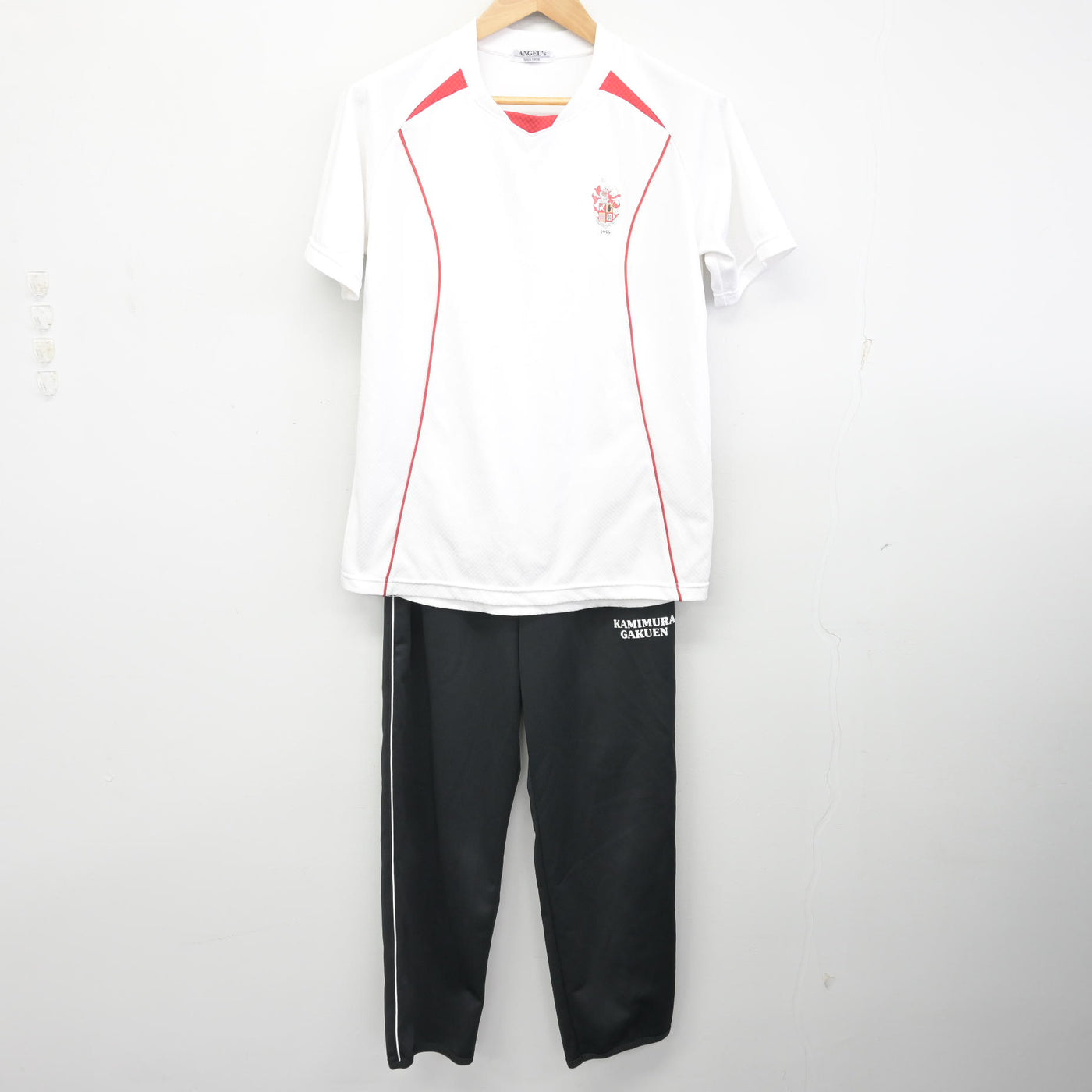 中古】鹿児島県 神村学園高等部 女子制服 3点 (ジャージ 上・体操服 上