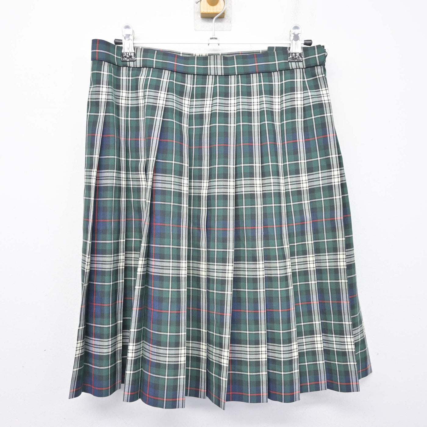 中古】鹿児島県 神村学園高等部 女子制服 2点 (シャツ・スカート 