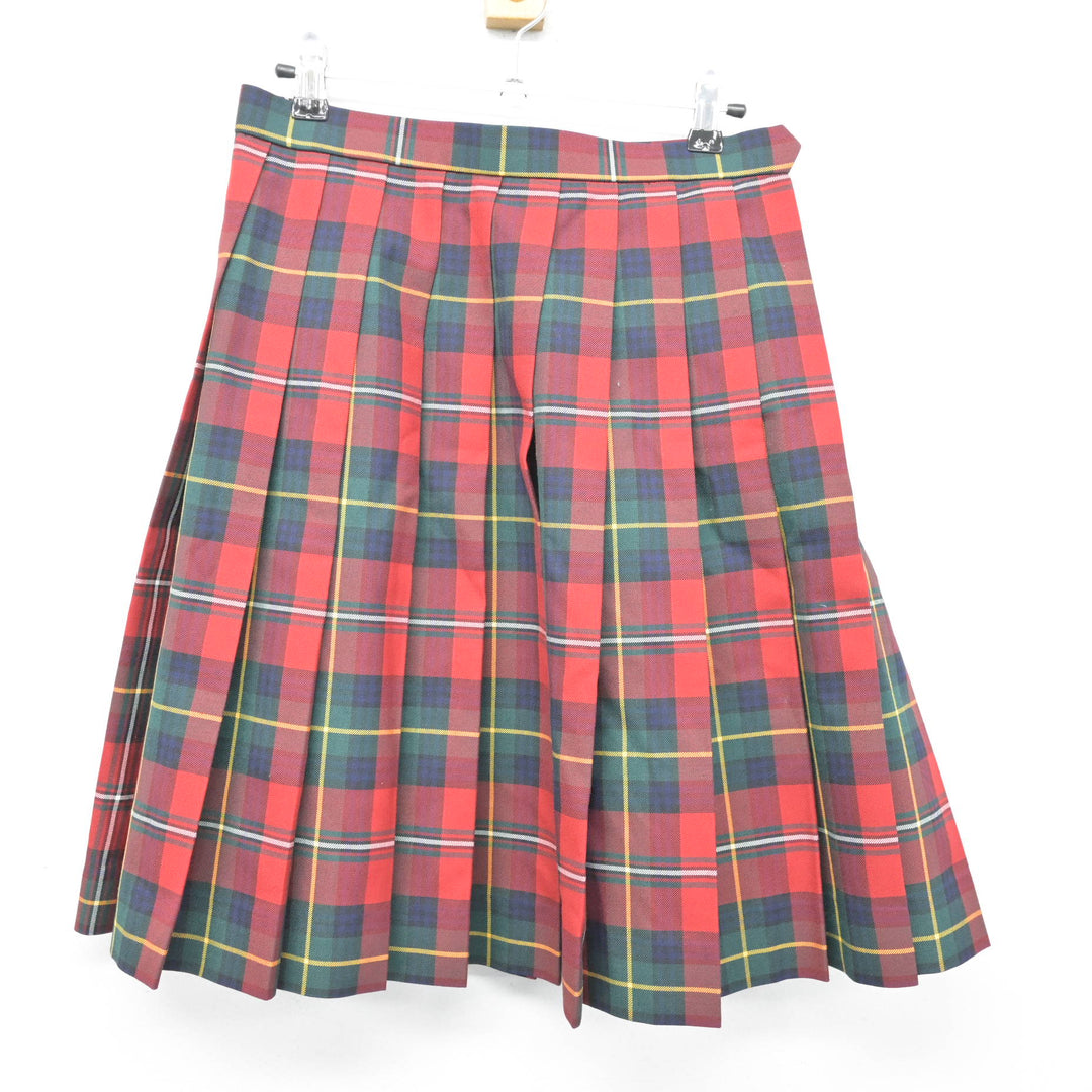 中古】鹿児島県 神村学園高等部 女子制服 3点 (ブレザー・スカート