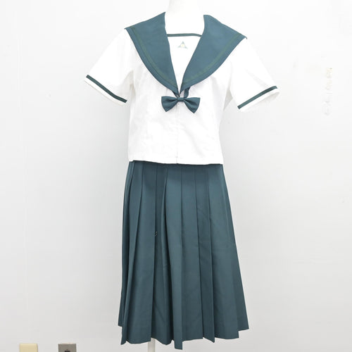 中古】大阪府 南港北中学校 女子制服 2点 (シャツ・スカート) sf124086