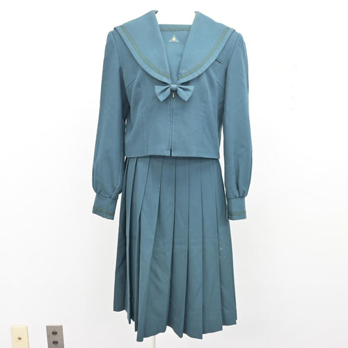 中古】 大谷中学校 女子制服 2点 (ジャージ 上・ジャージ 下) sf108628