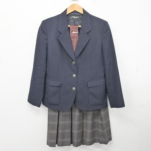 中古】宮城県 聖ウルスラ学院英智高等学校 女子制服 4点 (ブレザー