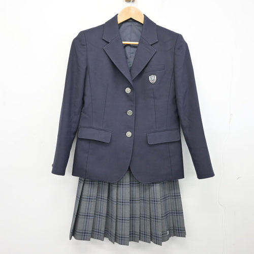 中古】岐阜県 加茂高等学校 女子制服 2点 (ブレザー・スカート