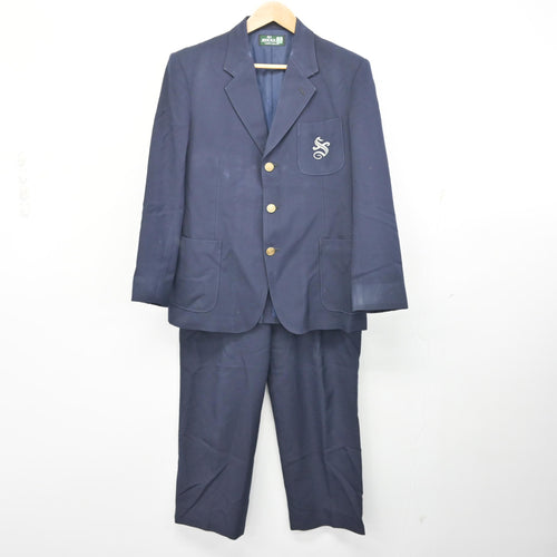 中古】北海道 北海道札幌手稲高等学校 男子制服 3点 (ブレザー・ズボン