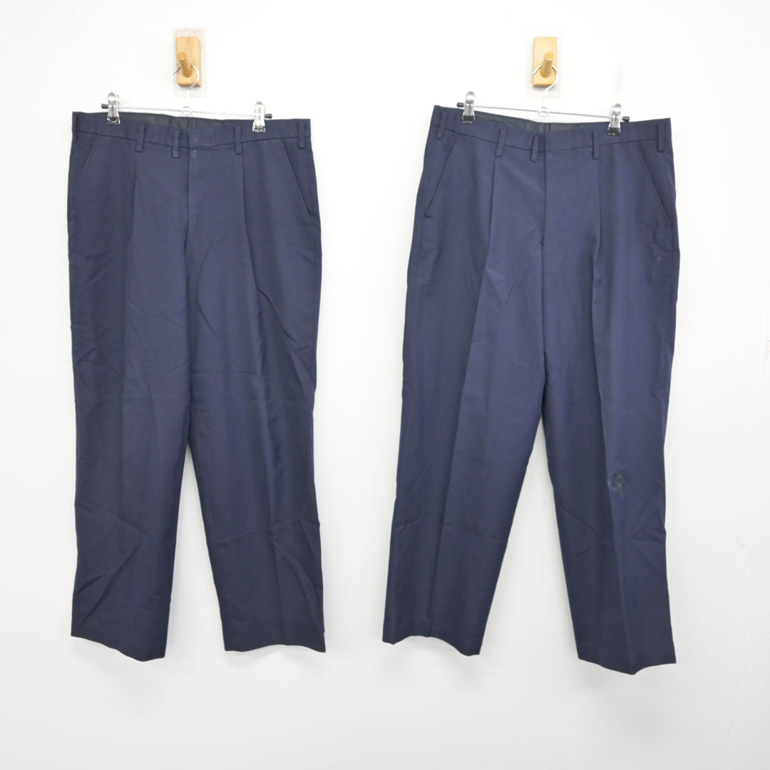 中古】神奈川県 篠原中学校 男子制服 3点 (ブレザー・ズボン) sf135636 