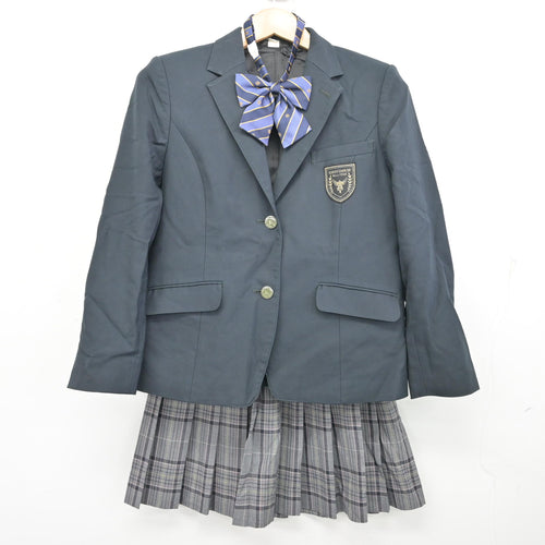 中古】 飛鳥未来高等学校 女子制服 3点 (ブレザー・スカート) sf132947