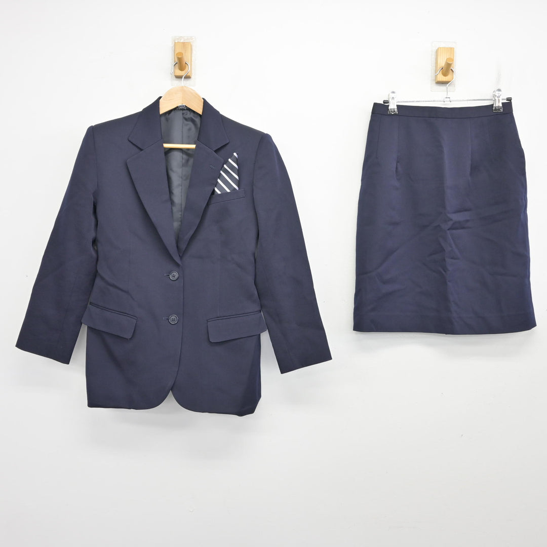 中古】広島県 安田女子大学 女子制服 2点 (ブレザー・スカート