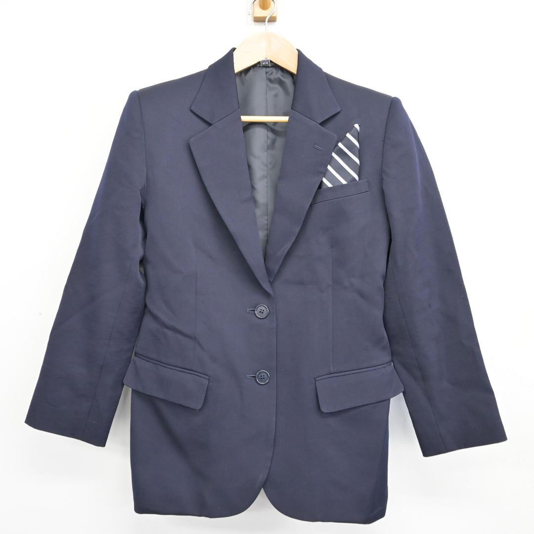 中古】広島県 安田女子大学 女子制服 2点 (ブレザー・スカート