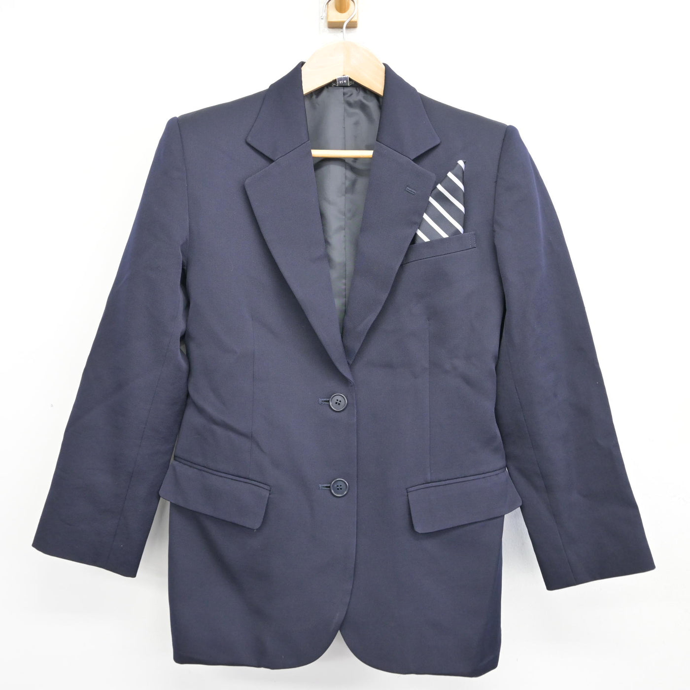 中古】広島県 安田女子大学 女子制服 2点 (ブレザー・スカート 
