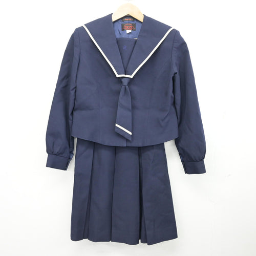 中古】 大谷中学校 女子制服 2点 (ジャージ 上・ジャージ 下) sf108628