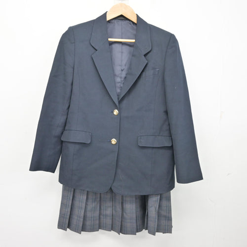 中古】愛知県 知立東高等学校 女子制服 5点 (ブレザー・スカート