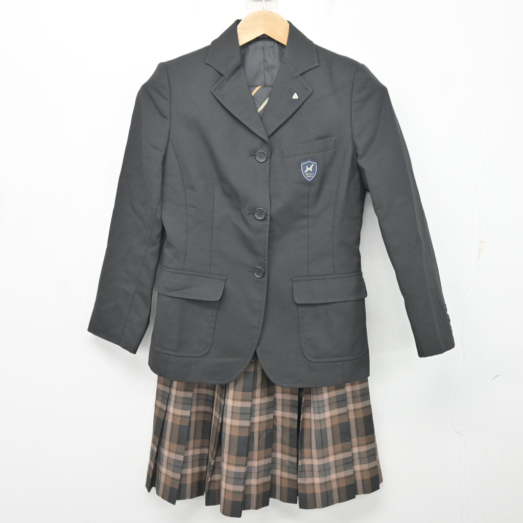 中古】東京都 八王子学園八王子高等学校 女子制服 5点 (ブレザー