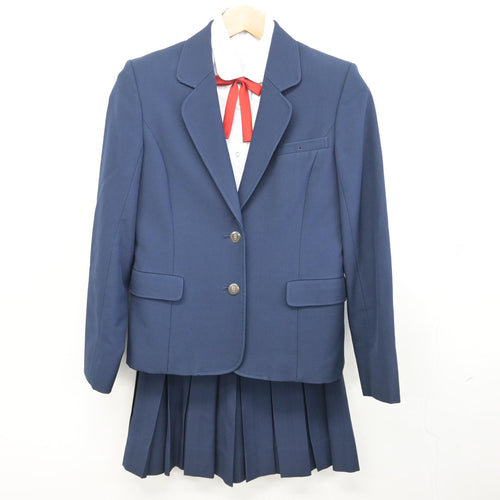 中古】東京都 東島根中学校 女子制服 3点 (ブレザー・スカート