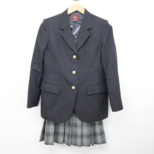 中古】神奈川県 橘学苑高等学校 女子制服 4点 (ブレザー・シャツ