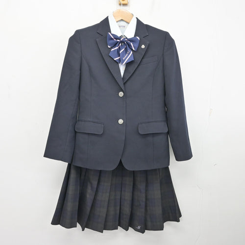 中古】 飛鳥未来高等学校 女子制服 3点 (ブレザー・スカート) sf132947