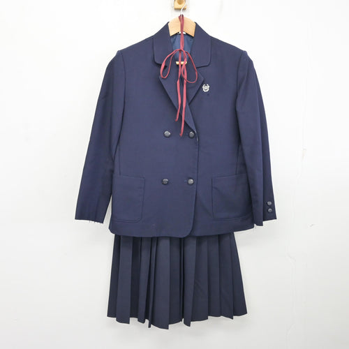 中古】 飛鳥未来高等学校 女子制服 3点 (ブレザー・スカート) sf132947