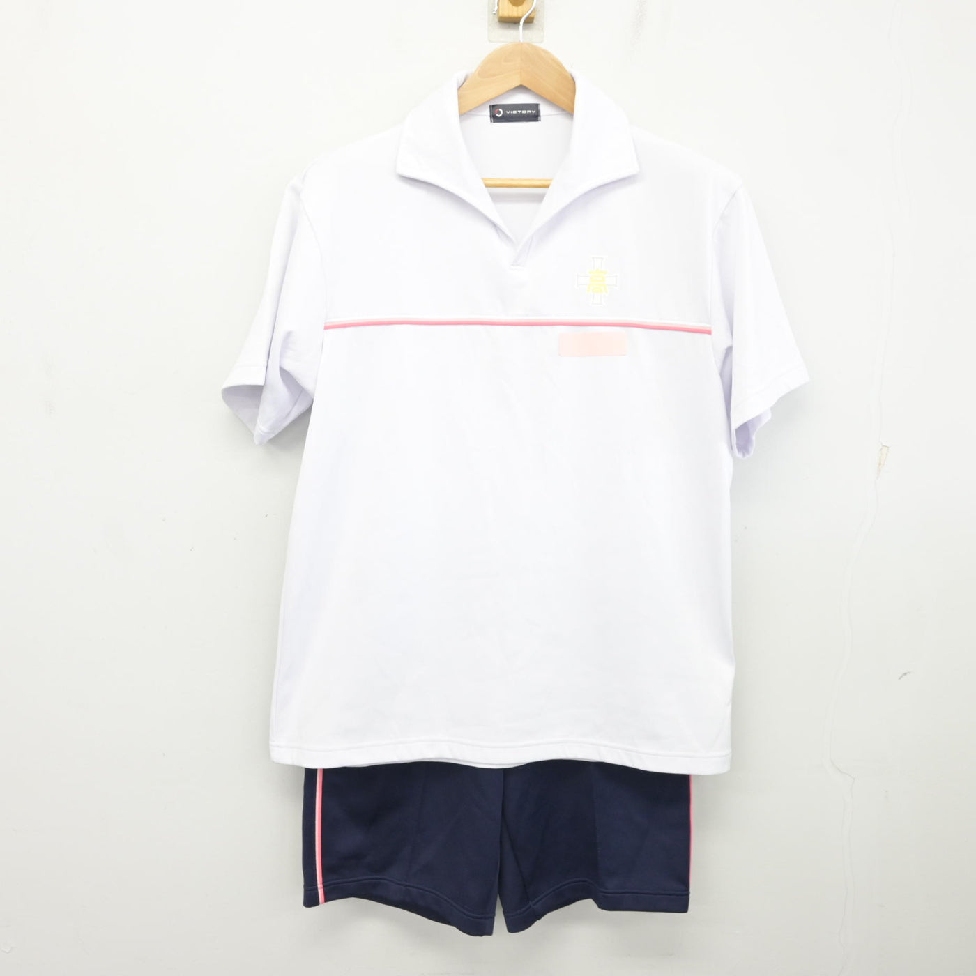 中古】山口県 聖光高等学校 女子制服 2点 (体操服 上・体操服 下 