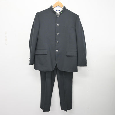 中古】埼玉県 正智深谷高等学校 男子制服 4点 (学ラン・シャツ・ズボン 