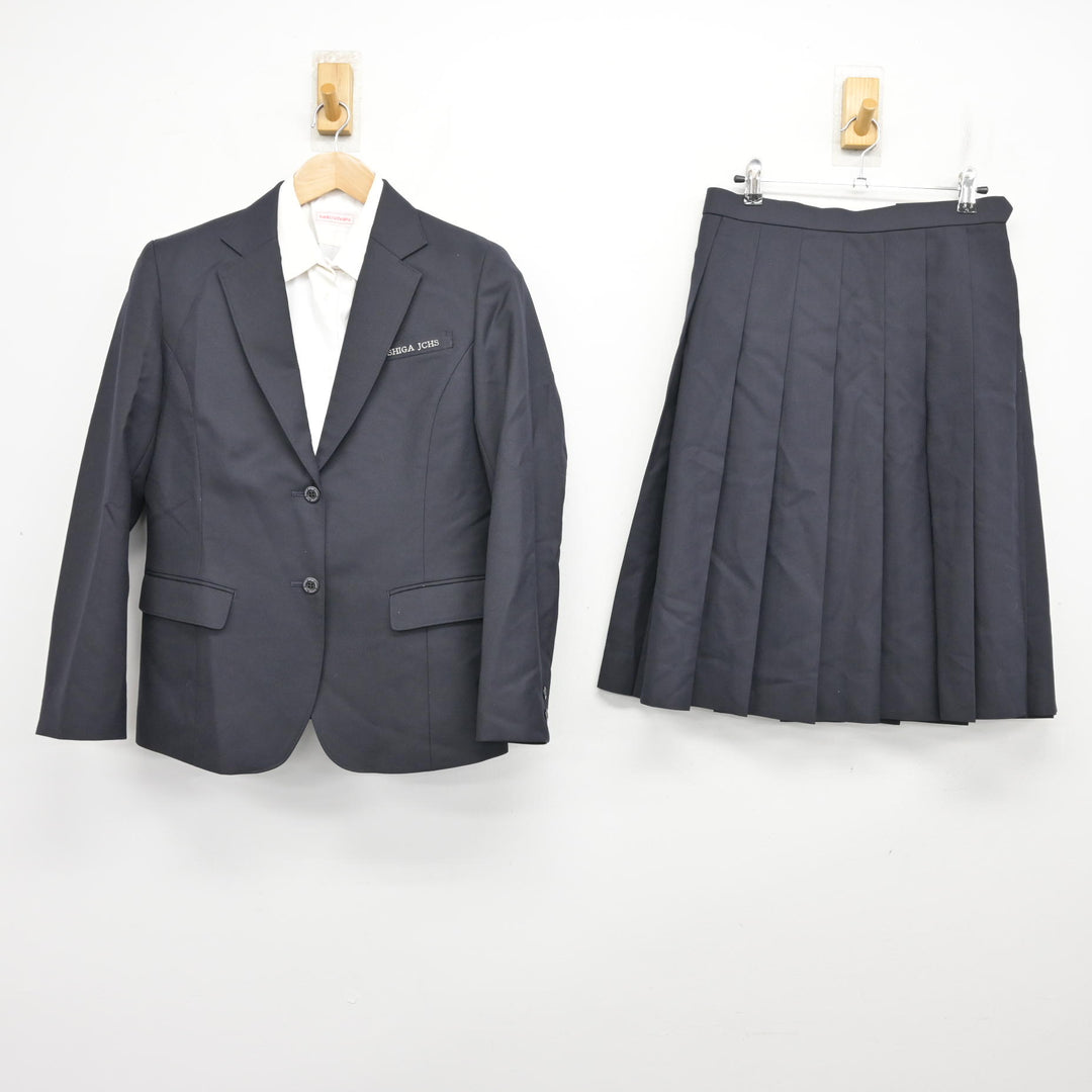 中古】滋賀県 滋賀短期大学附属高等学校 女子制服 3点 (ブレザー