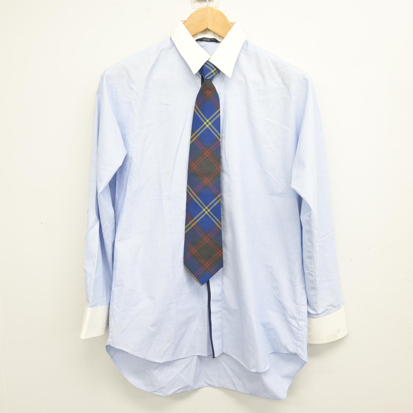 中古】東京都 聖パウロ学園高等学校 男子制服 4点 (シャツ・ズボン 