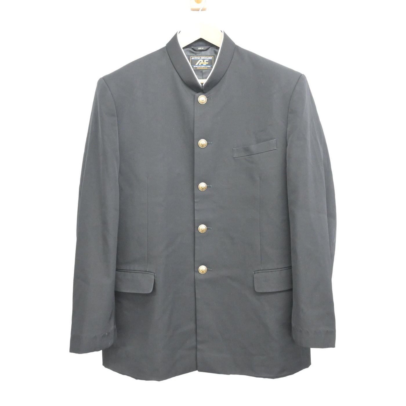 中古】埼玉県 東松山市立東中学校 男子制服 3点 (学ラン・ズボン 