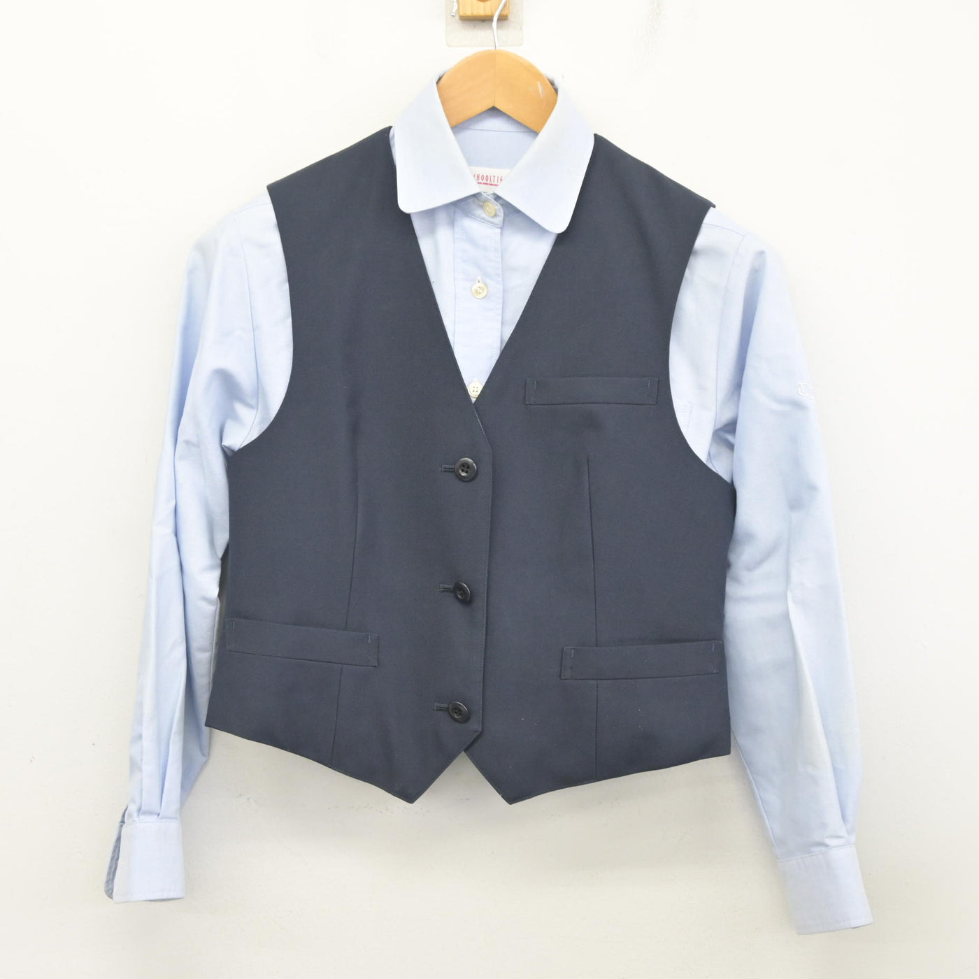 中古】千葉県 東京学館船橋高等学校/旧制服 女子制服 2点 (ベスト 
