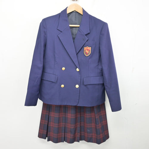 中古】長崎県 佐世保北高等学校 女子制服 3点 (ブレザー・ベスト