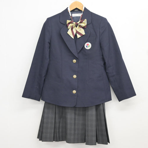 中古】長崎県 諫早商業高等学校/旧制服 女子制服 6点 (ブレザー 