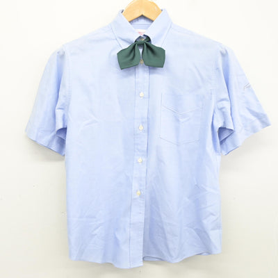 中古】東京都 錦城高等学校 女子制服 4点 (ニットベスト・シャツ 