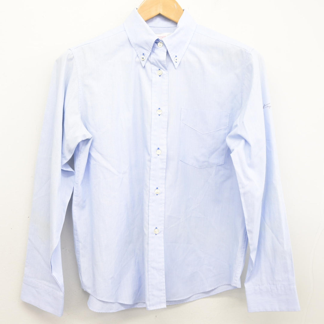 中古】東京都 錦城高等学校 女子制服 3点 (ニットベスト・シャツ 