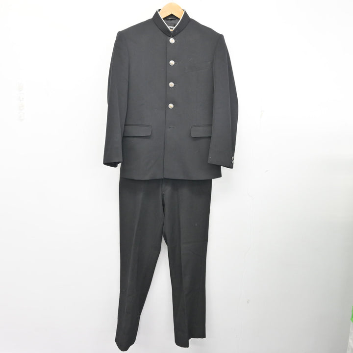 中古】埼玉県 鷲宮東中学校 男子制服 3点 (学ラン・ズボン・ズボン